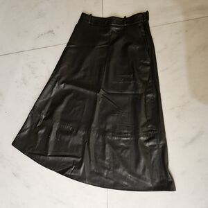 Zara Black A-Line Skirt